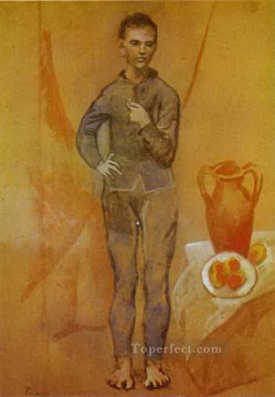 Malabarista con naturaleza muerta 1905 cubista Pablo Picasso Pinturas al óleo